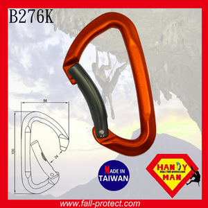 The Rescue Bent Gate Mountain Rock Climbing Hook Aluminum Carabiner - Product Image 2