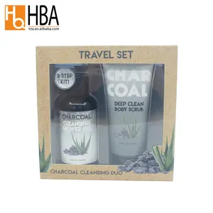 Travel Skin Whitening Bath and Body Shower Gel Set Chinese Body Care All Skin Types Cleansing