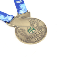 Vente en gros de supports de trophées et de médailles en plastique 3D vierges personnalisables avec logo zombie, pour coupes de golf et médailles, fabrication artisanale chinoise