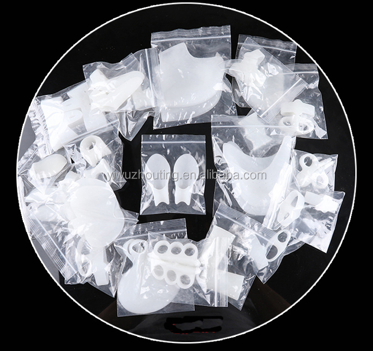 Сепараторы пальцев ног из мягкого силикона четвертого поколения