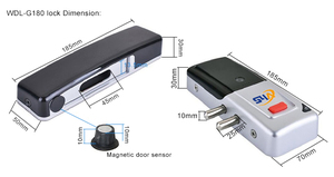 Không dây nhà thông minh khóa cửa với RFID - Product Image 4