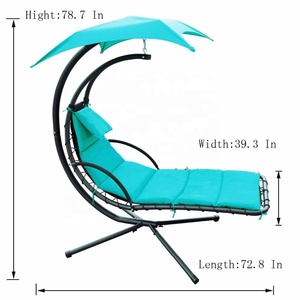 Indoor Bamboo Swing Chair <strong>Metal</strong> <strong>Jhula</strong> Jhoola Hanging Pod Chair for Outdoor Furniture - Product Image 3