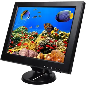 Kualitas Tinggi 12 Inch LCD Monitor dengan 800*600 atau 1024*768 Resolusi