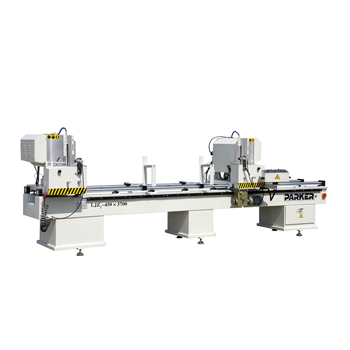 LJZ2 - 450*3700 алюминиевый профиль, двойная Торцевая пила, машина для изготовления алюминиевых окон и дверей