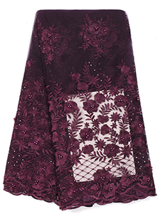 Bestway Tissu africain en dentelle <span class=keywords><strong>2018</strong></span> avec pierres et perles pour robes de dame FL0354 - Product Image 6