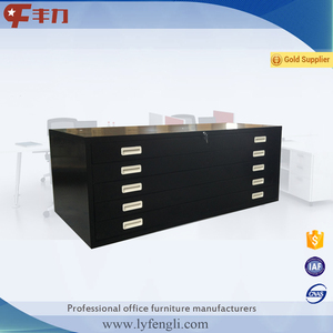 A0/A1 bản đồ tủ thép nội thất văn phòng Multilayer phẳng bản đồ tập tin và bản vẽ Tủ 5 ngăn kéo - Product Image 6