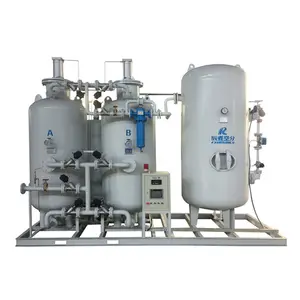 99.99% Purity Nitrogen Gas Plant 30Nm3 / h Pressure Swing Adsorption Type