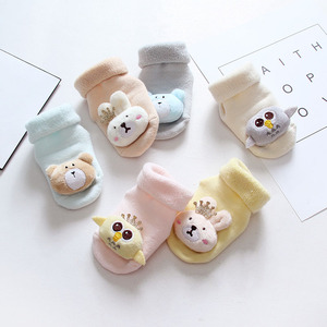 Nouveau modèle Chaussettes fantaisie antidérapantes pour bébés bon marché Vente en gros - Product Image 2