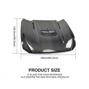 คาร์บอนไฟเบอร์รถเครื่องยนต์ Hoods กับ Scoop สำหรับ Ford Mustang GT Coupe <span class=keywords><strong>Bonnet</strong></span> 15-17 - Product Image 5