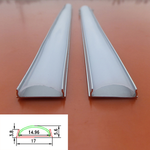 <span class=keywords><strong>Profilé</strong></span> led, <span class=keywords><strong>aluminium</strong></span> peu profondes, pliable, 5 pcs, boîtier pour lumière de bande - Product Image 1