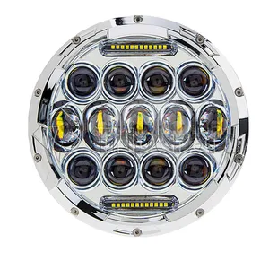 75 วัตต์ 7 นิ้ว Spot Beam Offroad ไฟ LED ทำงานไฟ Led ไฟหน้าสำหรับ SUV ATV 4x4 รถรถบรรทุกรถแทรกเตอร์หมอกไฟหน้า