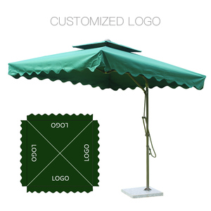 <span class=keywords><strong>Petit</strong></span> <span class=keywords><strong>parasol</strong></span> de jardin à double couche Roma, <span class=keywords><strong>parasol</strong></span> de patio extérieur carré, <span class=keywords><strong>parasol</strong></span> de plage pour restaurant, design suspendu - Product Image 2