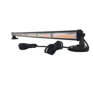 Estroboscópica de led de 34 "60w âmbar, cob, alerta de emergência, aviso de perigo, luz estroboscópica, barra de sucção, telhado - Product Image 5