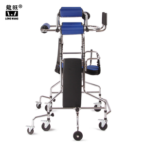 Manlu Medical Hot Seniors Folding Walking Aids Steel <strong>Frame</strong> <strong>Walker</strong> Aids Adult for Disabled - Product Image 5
