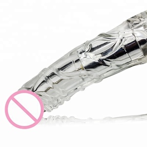 Gelée Réaliste Cristal Pénis Sex Machine pour les Femmes Masturbation Vibrateur Gode - Product Image 4