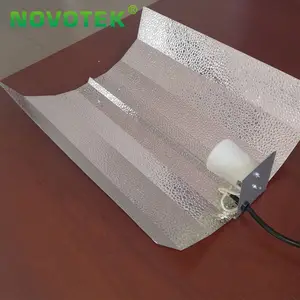 Refletor de luz de alumínio com ponta dupla, soquete linear hps 1000w de crescimento