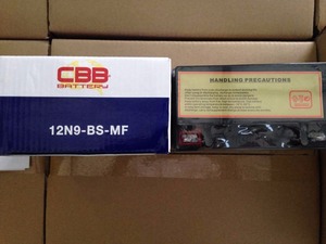 Аккумуляторная батарея для мотоцикла CBB 12В 9Ah 12N9-BS - Product Image 3