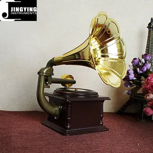 Wholesale Music Box Series,Fashion Hand Cranked Phonograph Shape Music Box for Christmas&Birthday&Valentine's Gifts