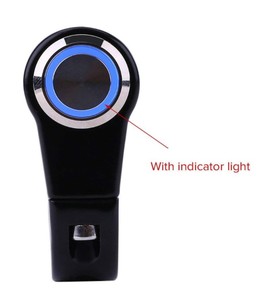Interrupteur de guidon de moto, 12v, 10a, bouton-poussoir, en alliage CNC, 22mm, 25mm - Product Image 5