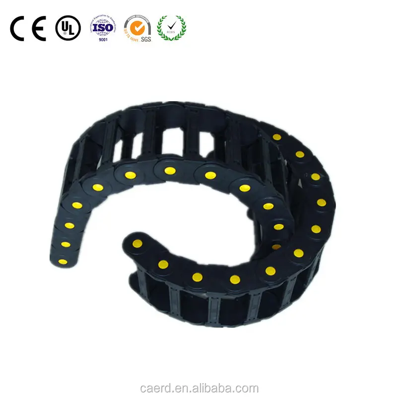 Chaîne de câble en plastique d&#39;ingénierie, Glisser en plastique porte -, Câble chaîne de protection