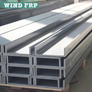 Pultruded Fiberglass Profiles Fiberglass C Channel Pultruded Profile