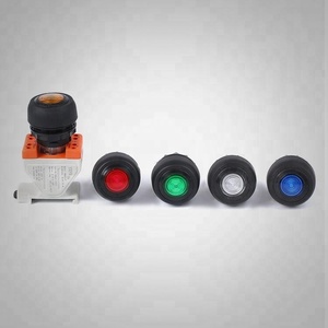 Botón Pulsador Iluminado LED a Prueba de Explosiones de Plástico YXFB CH0812-P con Protección IP20, -40°C +85°C, 16A Máx., con Certificación ATEX/IECEx - Product Image 5