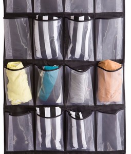 Over <span class=keywords><strong>the</strong></span> Door Shoe Organizer 24 große Netztaschen, weiß - Product Image 4
