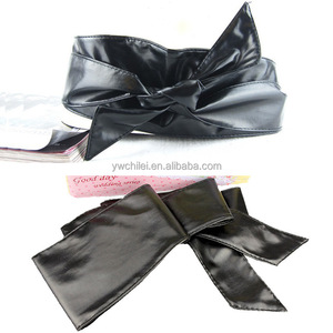 Mujeres nuevo abrigo de cuero corsé Cinch cintura larga correa de la PU - Product Image 6
