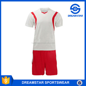 2017 Newest Hot Sale red and white cheap training uniform - Product Image 4