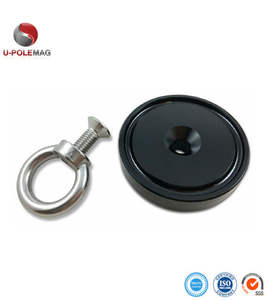 1200lbs כוח למשוך neodymium דיג מגנט עם חור חבל סביב מגנט דיג neodymum - Product Image 5