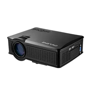 Owlenz SD50 Portable LED LCD Proiettore Home Theater 1500 Lumen Mini Proiettore Multimediale Supporto 1080 P