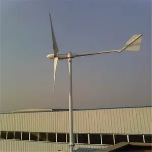 Alternatieve Energie 3200 W Wind Power Axis Turbine Generator en Zonnepaneel