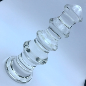 Mainan seks Dildo kaca Stimulator vagina dan <span class=keywords><strong>Plug</strong></span> bokong <span class=keywords><strong>Anal</strong></span> dengan manik-manik kristal kelas tinggi untuk kepuasan <span class=keywords><strong>Anal</strong></span> pria - Product Image 2