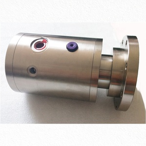 Tùy chỉnh 3 đoạn thủy lực quay doanh với mặt bích thép không gỉ G1/8 G1/4 áp lực cao cho cán máy móc quay Công Đoàn - Product Image 2