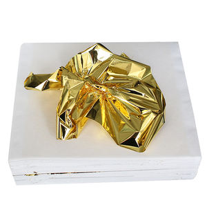 13*13.5 Cm Nắm Lá Vàng Giả Lá Vàng Lá Trang Trí Tường Che Nghệ Thuật Thủ Công Mỹ Nghệ Đồ Nội Thất Đài Loan Giả Lá Vàng - Product Image 3