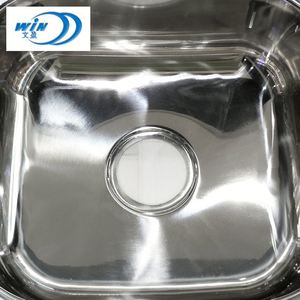 Acciaio inox Singapore Vasca Singola Forma Rettangolare Cucina Lavello <span class=keywords><strong>Con</strong></span> Rifiuti Drainer <span class=keywords><strong>Miscelatore</strong></span> - Product Image 3