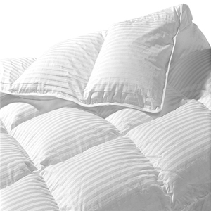Service de Commande OEM Importante 2025 – <span class=keywords><strong>Couette</strong></span> Matelassée Jacquard Rayée 100% Coton Respirante 300T, <span class=keywords><strong>90</strong></span>% <span class=keywords><strong>Duvet</strong></span> d'<span class=keywords><strong>Oie</strong></span>, Puissance de Remplissage 550 - Product Image 5