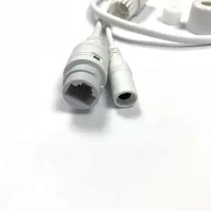 AR-W RJ45 + DC-cable CCTV, conector resistente al agua, para videovigilancia en red, módulo de cámara IP