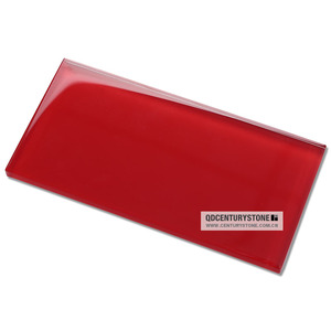 Rivestimenti per Pareti Interne 3x6 <span class=keywords><strong>Piastrelle</strong></span> in Vetro Cristallo Rosso per <span class=keywords><strong>Cucina</strong></span> - Product Image 1