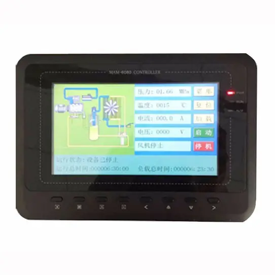 Air Compressor Spare part screen touch with inverter function MAM 6080 screw compressor controller board