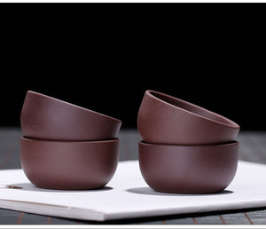 ชุดน้ำชากังฟูจีนถ้วยชาดินเผาสีม่วง Yixi Zisha ปรับแต่งโลโก้ได้ - Product Image 5