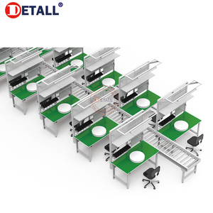 Rak Konveyor <span class=keywords><strong>Belt</strong></span> Jalur Perakitan Lampu LED Produksi Terbaik - Product Image 3
