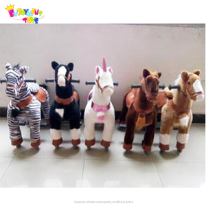Disfrute CE felpa paseo <span class=keywords><strong>en</strong></span> pony <span class=keywords><strong>caballo</strong></span> de Juguete/<span class=keywords><strong>caballo</strong></span> mecánico <span class=keywords><strong>venta</strong></span>/caminar juguete pony - Product Image 2