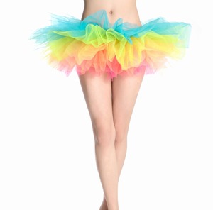 Jupe <span class=keywords><strong>Tutu</strong></span> <span class=keywords><strong>en</strong></span> Tulle <span class=keywords><strong>arc</strong></span>-<span class=keywords><strong>en</strong></span>-<span class=keywords><strong>ciel</strong></span> pour femmes, tenue de danse, classique, pour adolescent et adulte - Product Image 5