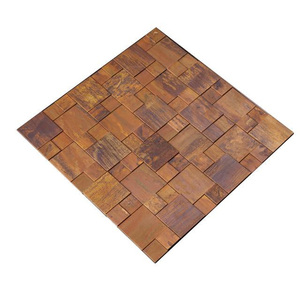 Carrelage mural, mosaïque en cuivre Antique de Style Bronze et cuivre, Art métallique pour rétro-projection - Product Image 6