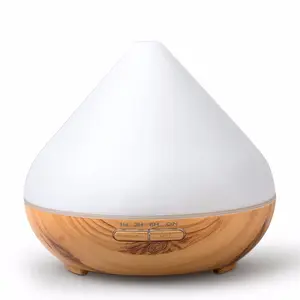 Private Label Baby 300 ml Electric Wood Grain Essential Oil Aroma Diffuser Cool Mist Ultrasonic Air Humidifier