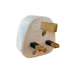 UK Assembled Fused Power Plug/Rewireable Fuse Plug UK Power Cord