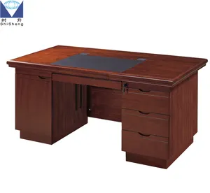 ISO9001/ISO14001 wood veneer office table executive desk supplier