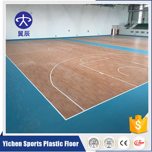 Yichen madera como rollo <span class=keywords><strong>de</strong></span> suelo <span class=keywords><strong>de</strong></span> pvc para <span class=keywords><strong>cancha</strong></span> <span class=keywords><strong>de</strong></span> baloncesto cubierta - Product Image 2