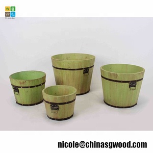Herramienta de jardín carretilla de madera carro de heno/<span class=keywords><strong>maceta</strong></span> de madera para jardín - Product Image 4